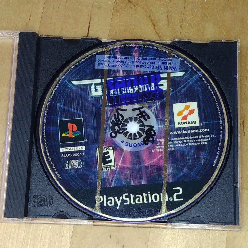 Gradius III and IV (Sony PlayStation 2, 2000) PS2 Tested Working